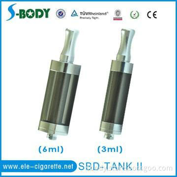 S-body e cigarette tank dct cartomizer 510 dual coil tank vaporizer